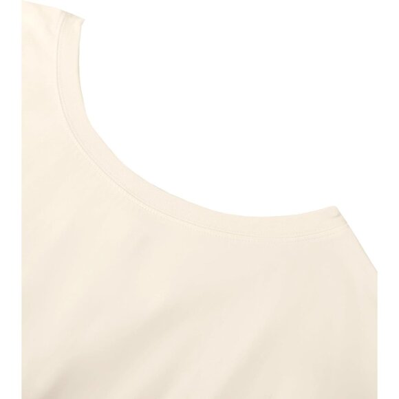 Women's Oversized Off Shoulder Cropped Sweatshirt Long Sleeve Casual Top - Picture 4 of 6